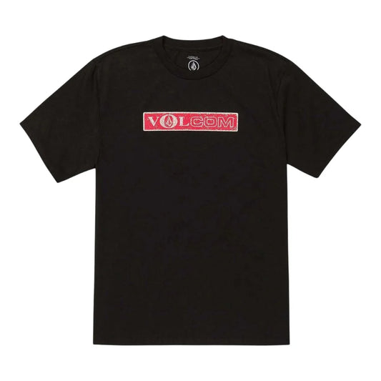 VOLCOM DUAL EURO SS TEE BLACK