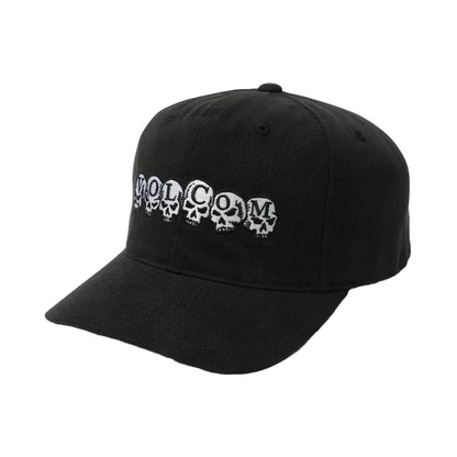 VOLCOM SKULL LINE ADJUSTABLE HAT ANTIQUE BLACK