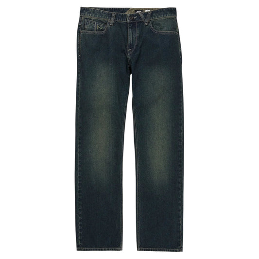 VOLCOM SOLVER MODERN FIT DENIM PANTS OLD BLACKBOARD