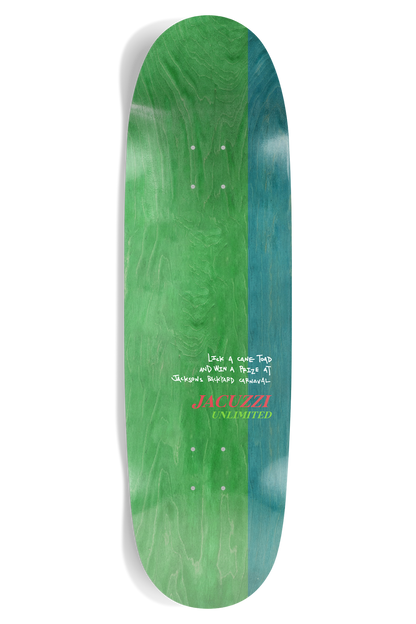 JACUZZI JACKSON PILZ TOADADELIC EX7 SKATEBOARD DECK 9.125”