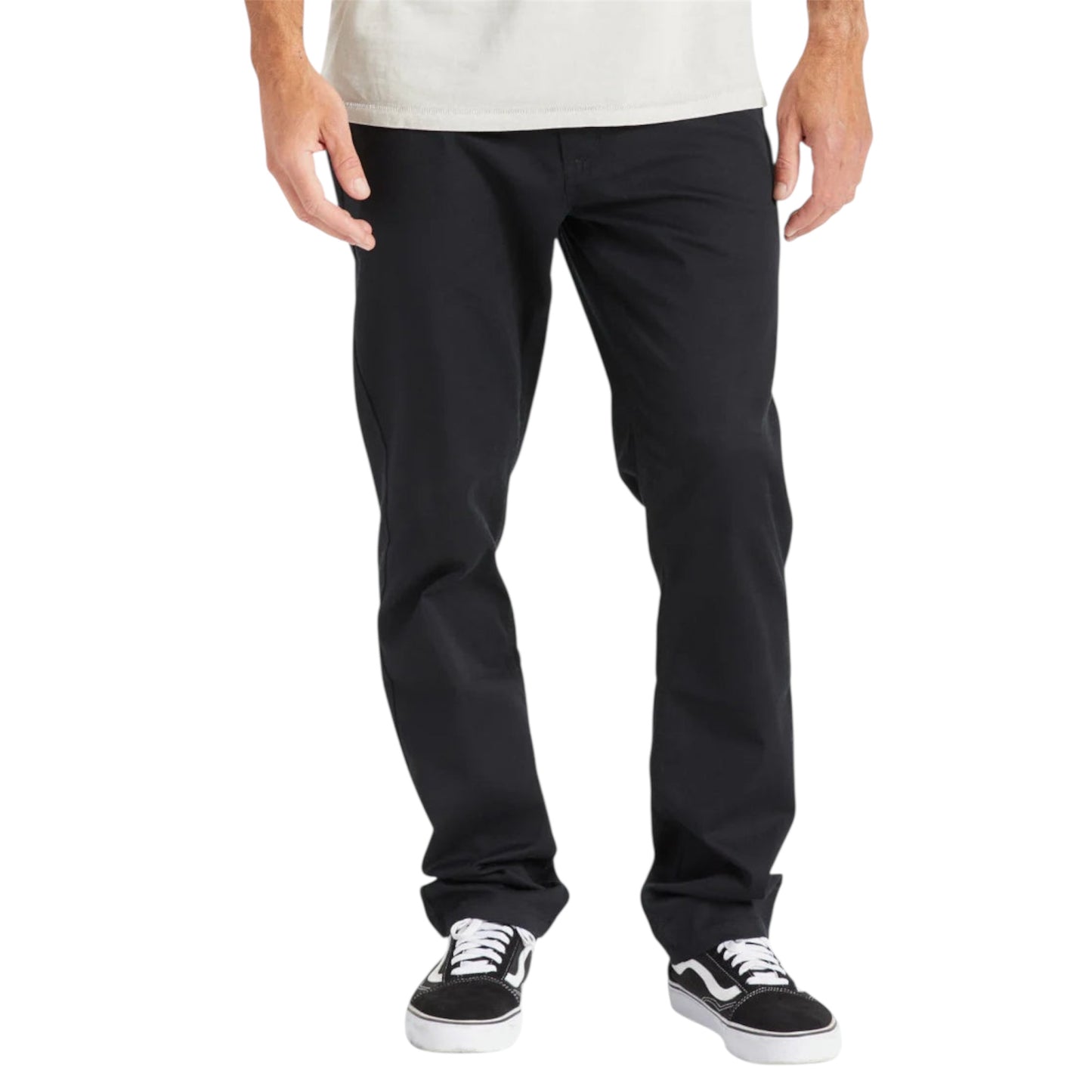 BRIXTON CHOICE PANTALON CHINO COUPE STANDARD NOIR