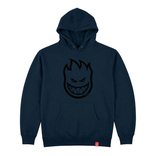 SPITFIRE BIGHEAD PULLOVER NAVY W/ BLACK PRINT