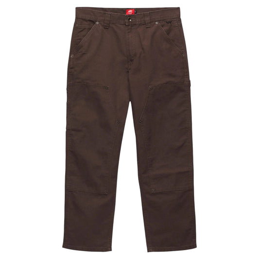 VANS SKATE DRILL CHORE AVE LOOSE FIT CARPENTER PANTS CHOCOLATE BROWN