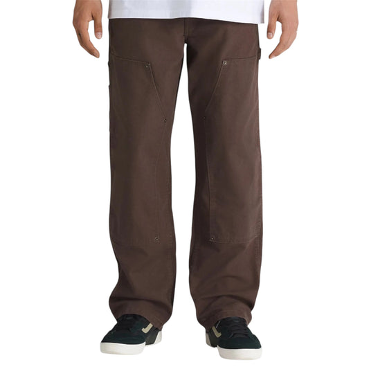 VANS SKATE DRILL CHORE AVE LOOSE FIT CARPENTER PANTS CHOCOLATE BROWN