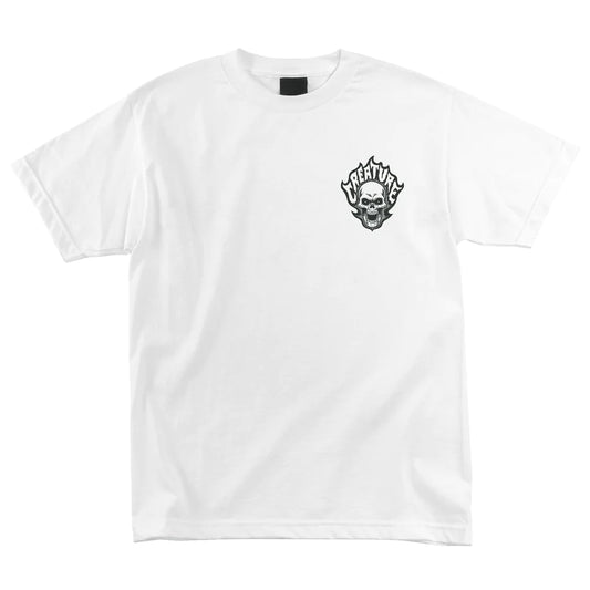 CREATURE BONEHEAD FLAME TEE WHITE