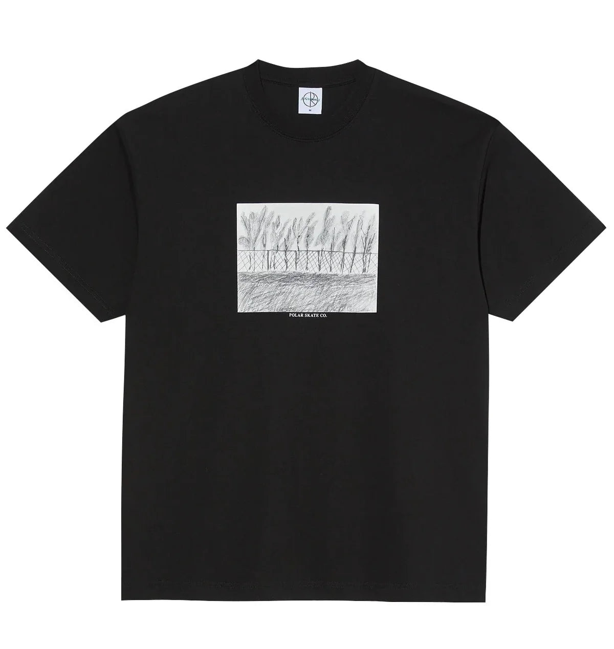 POLAR FENCE TEE BLACK