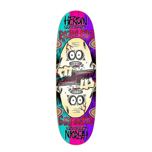 HEROIN RAZOREGG SYM SPLICED DECK 9.5