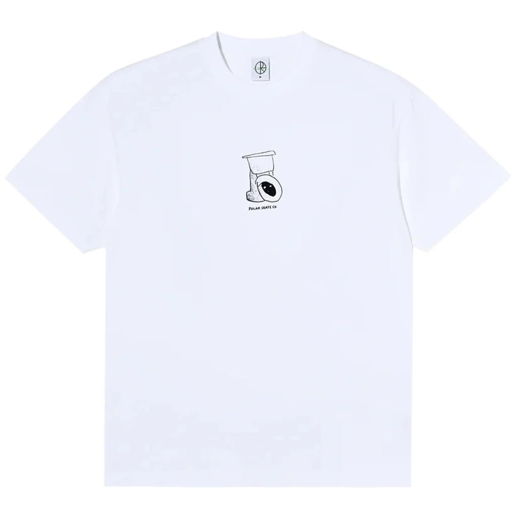POLAR TOILET TEE WHITE