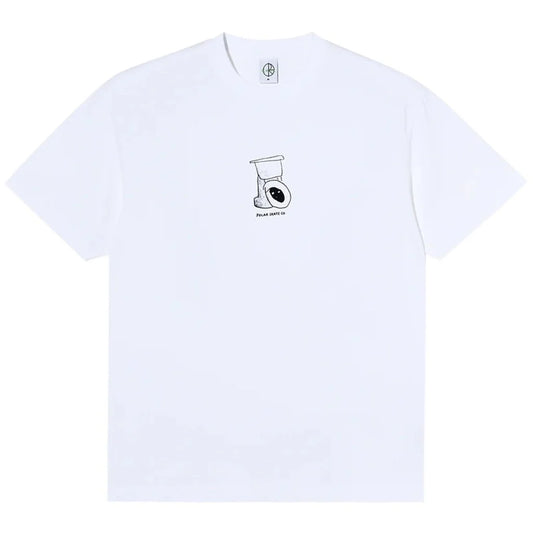 POLAR TOILET TEE WHITE