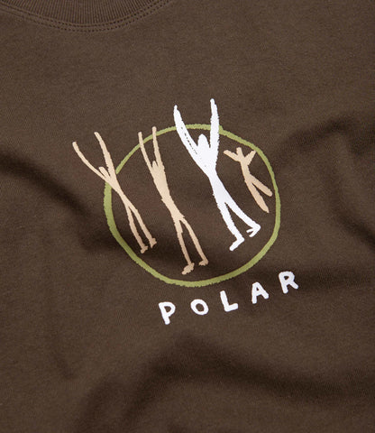 POLAR GANG TEE BROWN