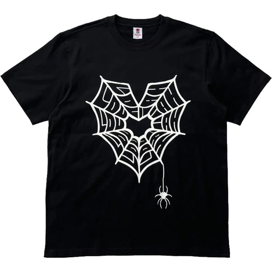 LOVIAH SPIDERMAN TEE BLACK