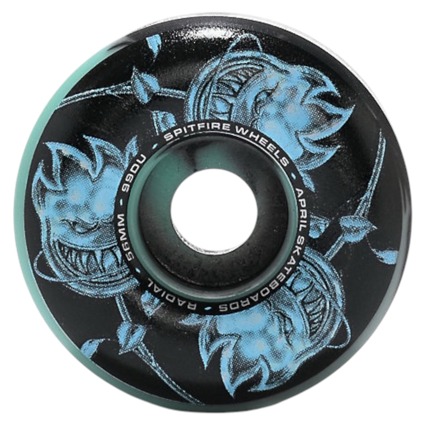 SPITFIRE APRIL ROSE BIGHEAD RADIAL BLACK BLUE SWIRL 99D