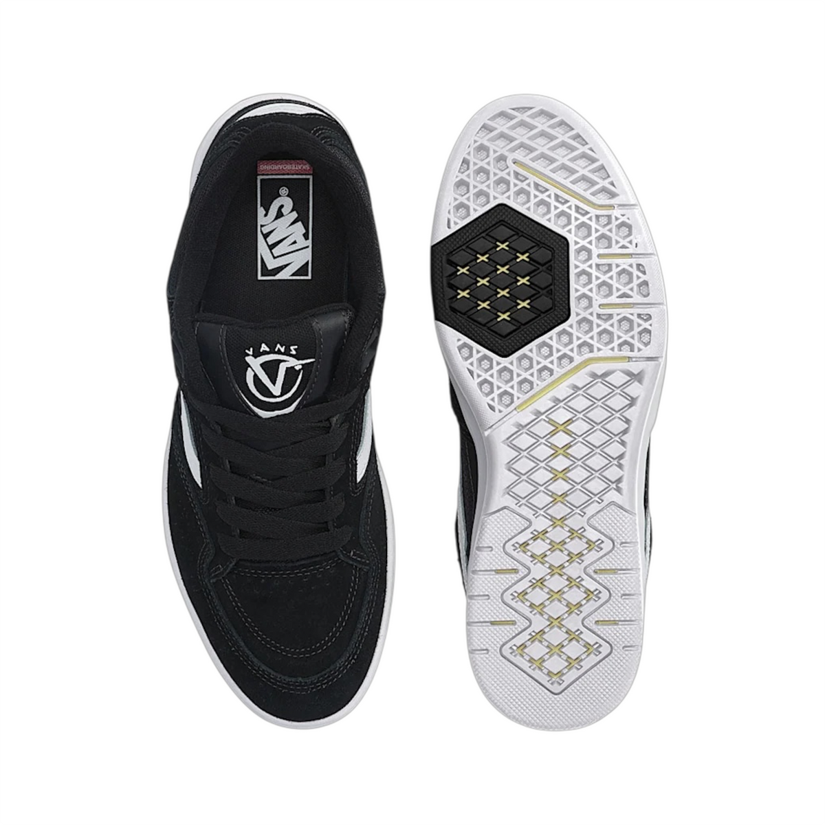 VANS SKATE ROWAN Z3 BLACK WHITE RED