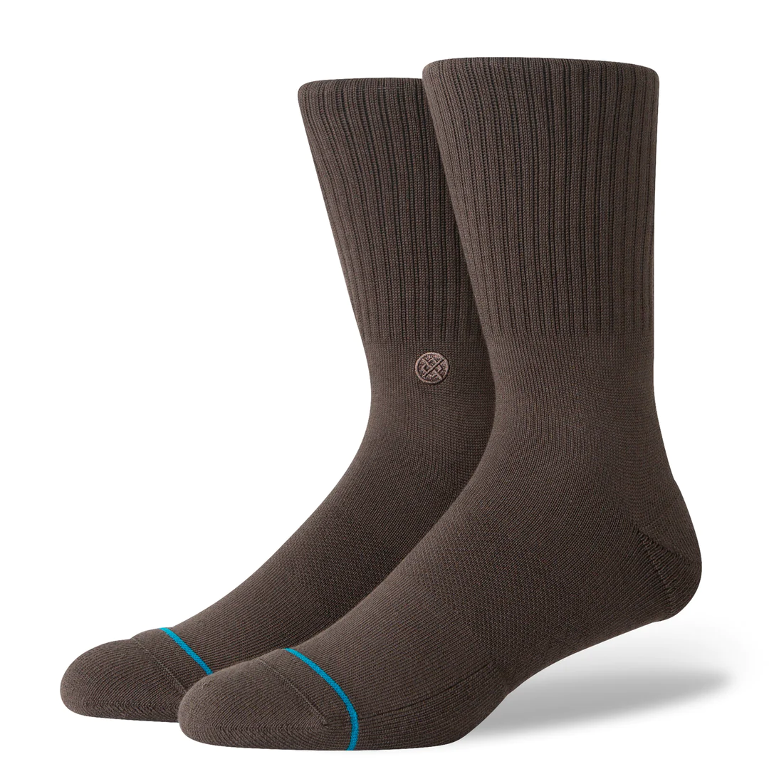 CHAUSSETTES STANCE ICON MARRON FONCÉ