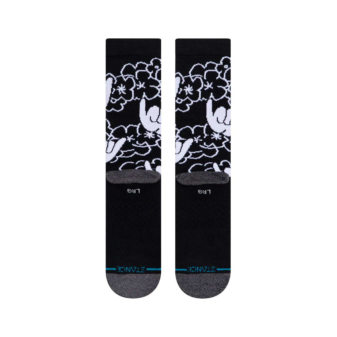 STANCE HAWAII SHAKA BLACK CREW SOCKS