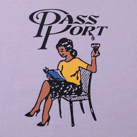 PASSPORT MINIMAL OUTPUT TEE LAVENDER