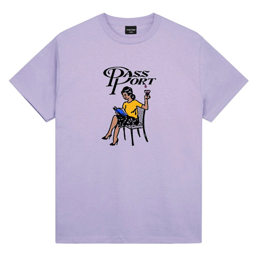 PASSPORT MINIMAL OUTPUT TEE LAVENDER