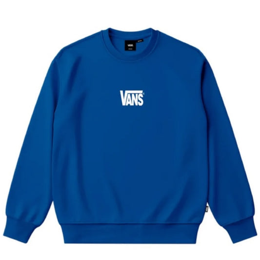 VANS BOYS STRETCH LOGO CREW CLASSIC BLUE