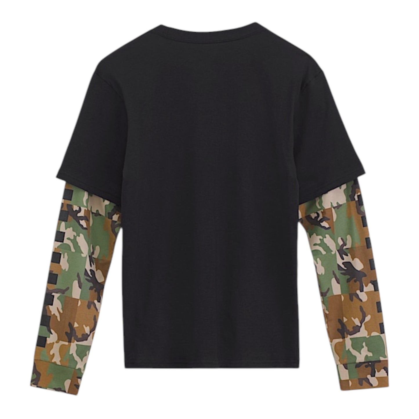 VANS BOYS CAMO TWOFER BLACK