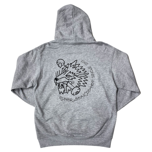 RUMOR WOLF HOODIE GREY