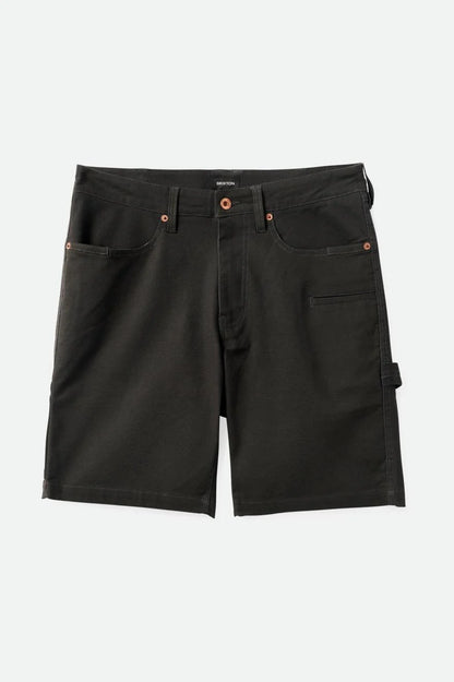 BRIXTON BUILDERS CARPENTERS SHORTS WASHED BLACK