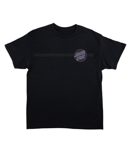 SANTA CRUZ OTHER DOT TEE BLACK MIDNIGHT