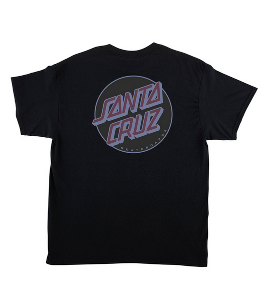 SANTA CRUZ OTHER DOT TEE BLACK MIDNIGHT