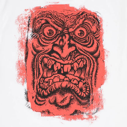 SANTA CRUZ ROSKOPP BLOCK FACE TEE WHITE