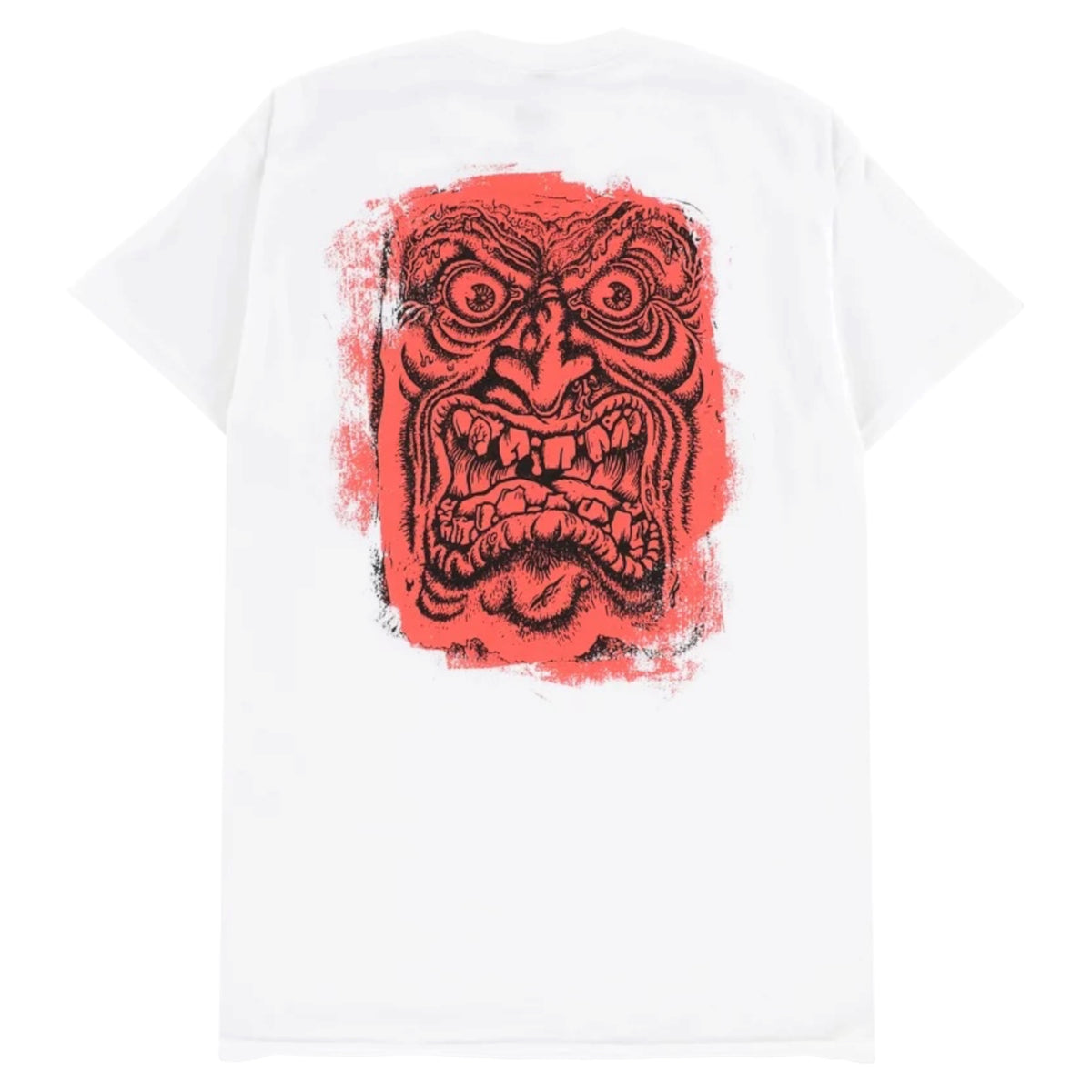 SANTA CRUZ ROSKOPP BLOCK FACE TEE WHITE