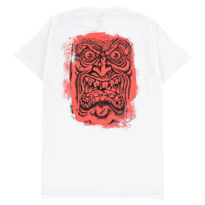 SANTA CRUZ ROSKOPP BLOCK FACE TEE WHITE