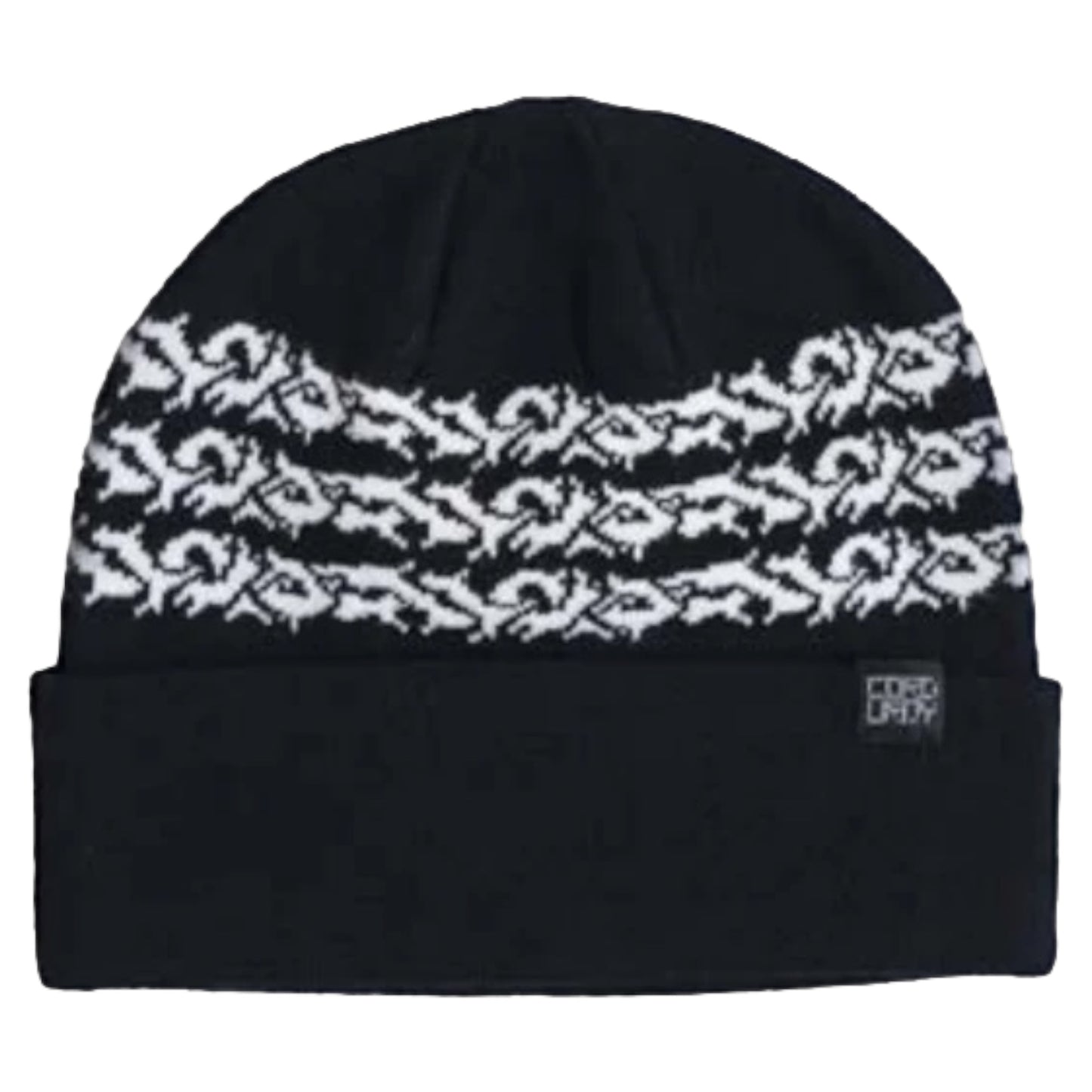 CORDUROY PRICKLY BEANIE BLACK 2027
