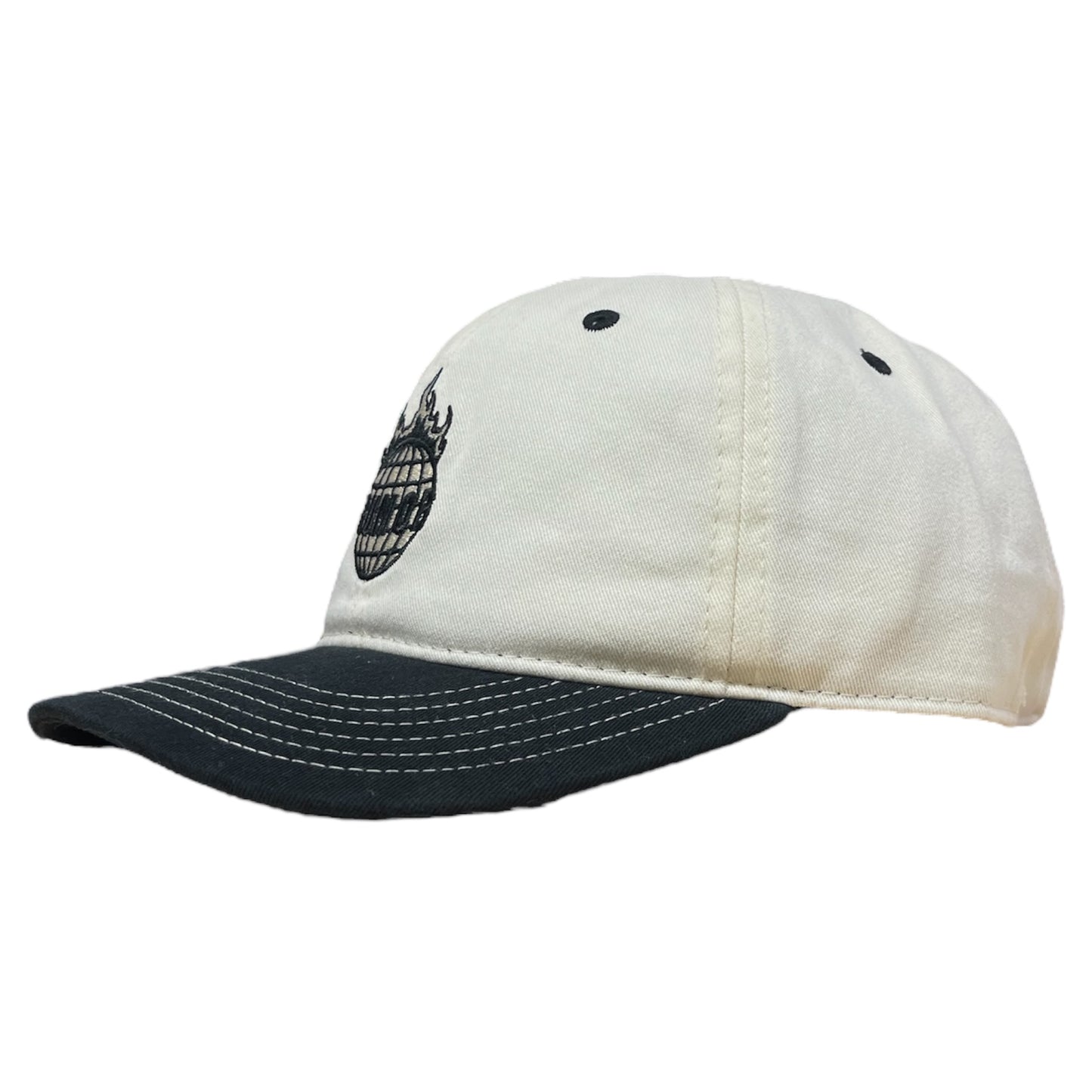 RUMOR BURNING WORLD CREAM BLACK HAT
