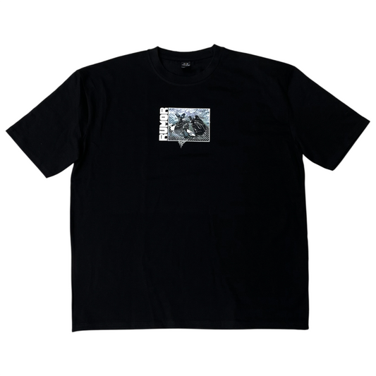 RUMOR RABBIDS TEE BLACK