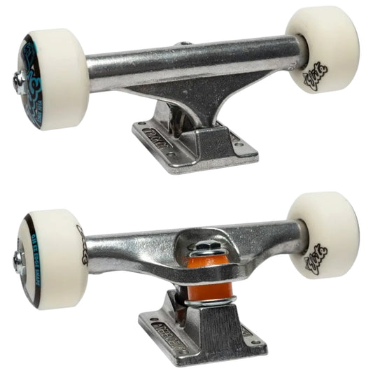 INDEPENDENT INVERTED KINGPIN ASSEMBLED TRUCK W/ OJS EASY EDGE SHAPE WHEELS 101A 52MM