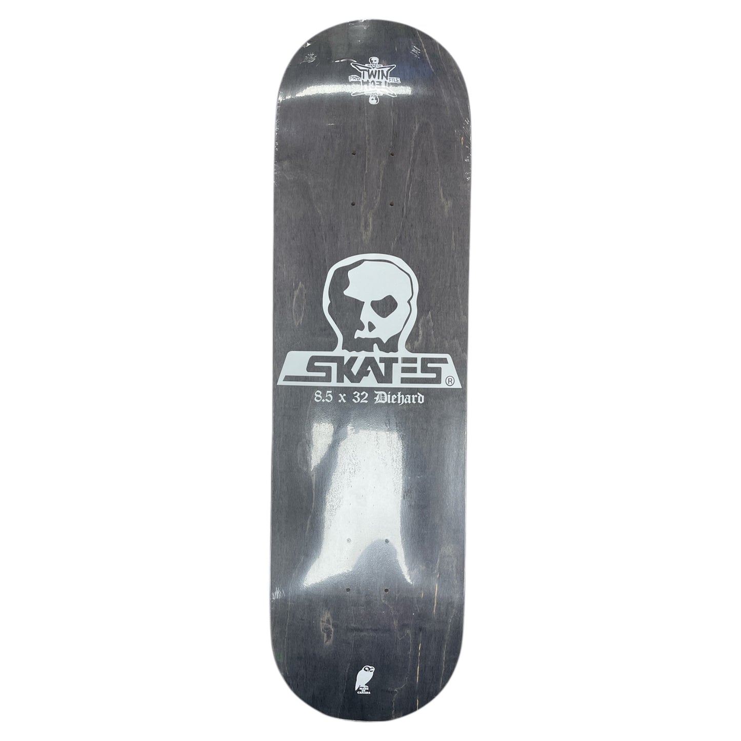 SKULL SKATES DIEHARD TWIN TECH DECK 8.5