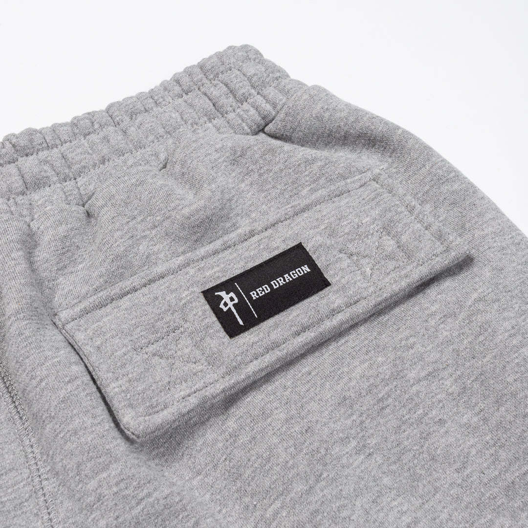 RDS EMB SMALL LOGO CARGO SWEATPANTS ATHLETIC HEATHER