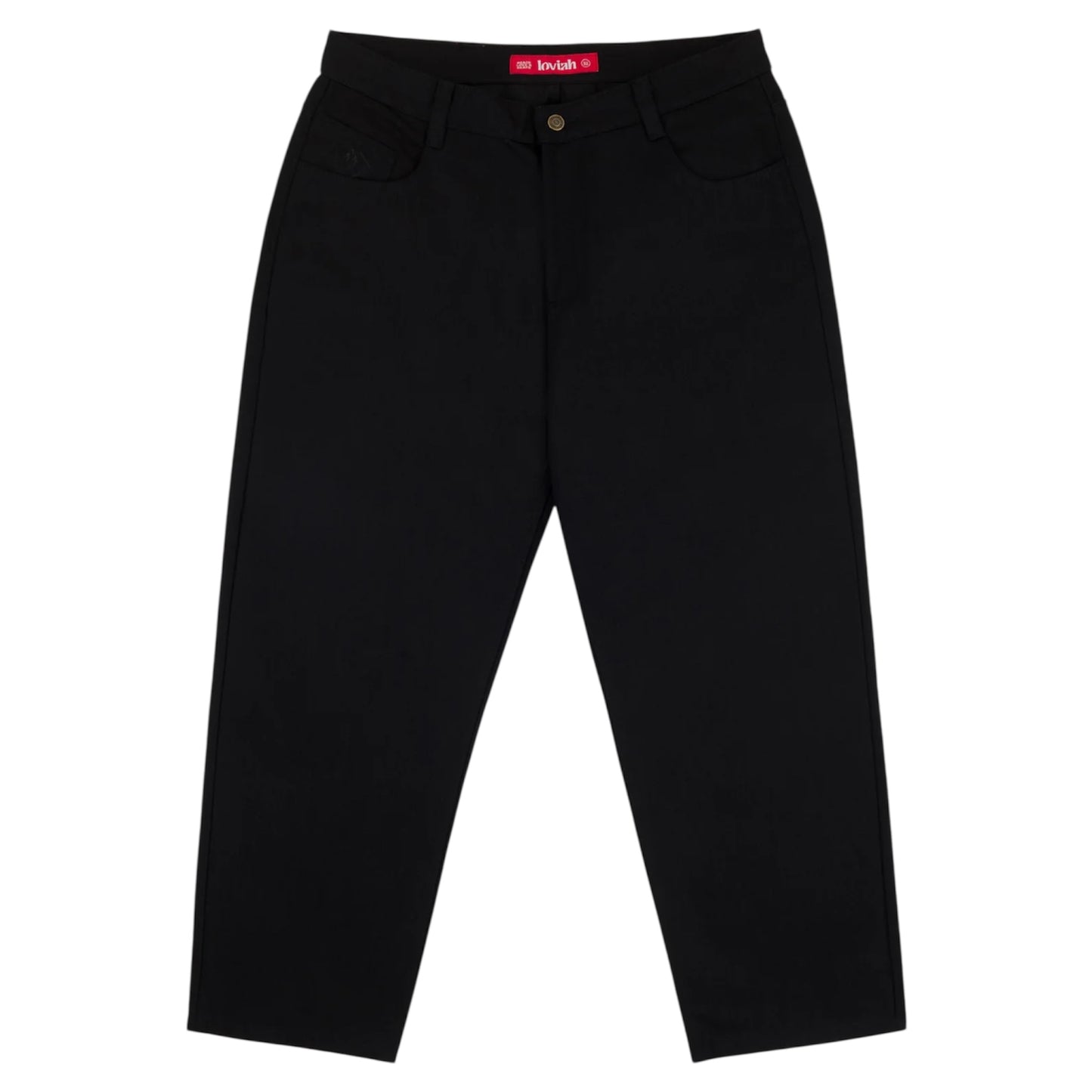 LOVIAH 1990 BAGGY DENIM PANTS BLACK DENIM