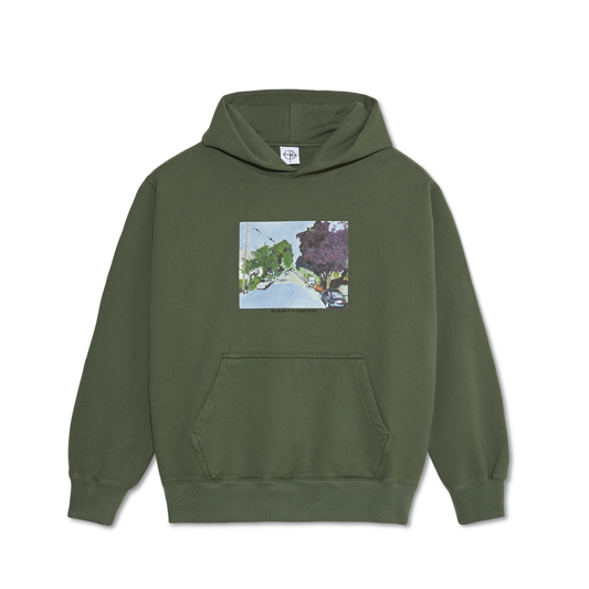 POLAR WE BLEW IT AT SOME POINT HOODIE GREY/GREEN