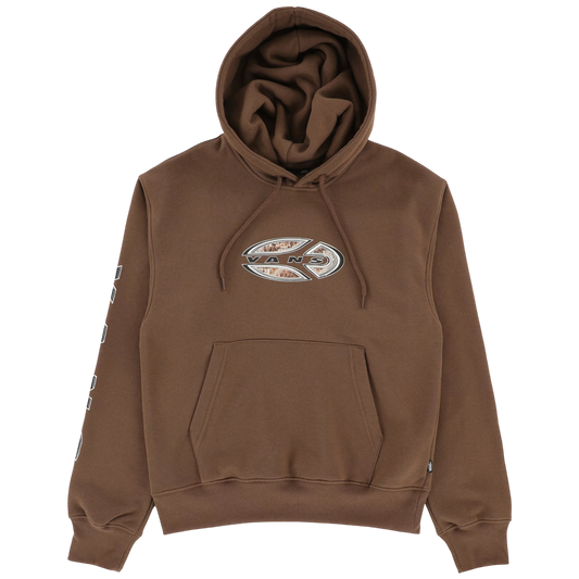VANS OVAL BLASTER PULLOVER HOODIE VINTAGE COCOA