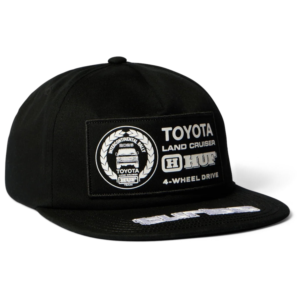 HUF X LAND CRUISER RALLY SNAPBACK BLACK