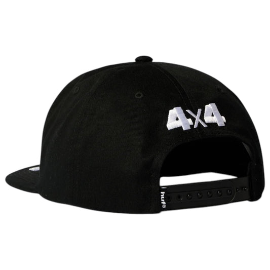 HUF X LAND CRUISER RALLY SNAPBACK BLACK
