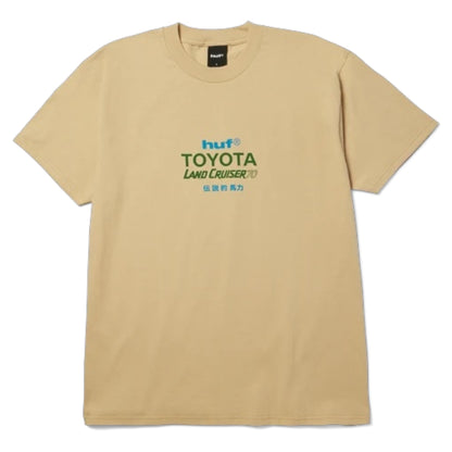 HUF X LAND CRUISER 70 TEE SAND