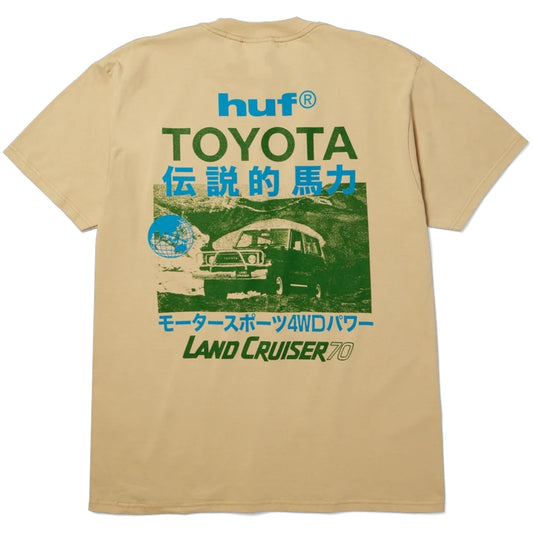 HUF X LAND CRUISER 70 TEE SAND