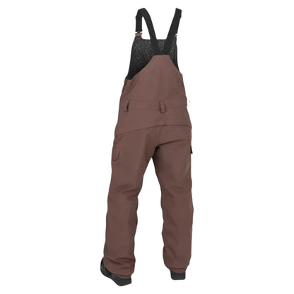 VOLCOM CRESTON 3D STRETCH BIB OVERALL MAHAGONY