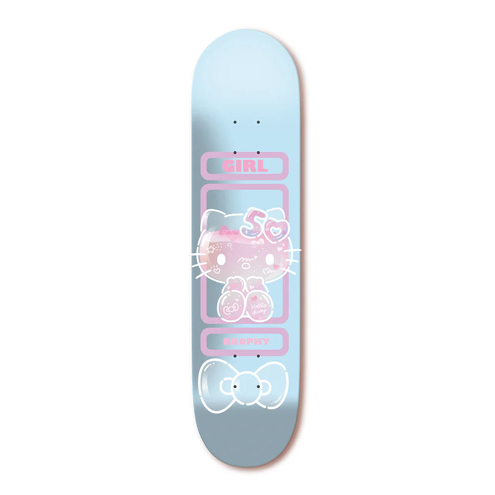 GIRL HELLO KITTY 50 BROPHY DECK 8.25