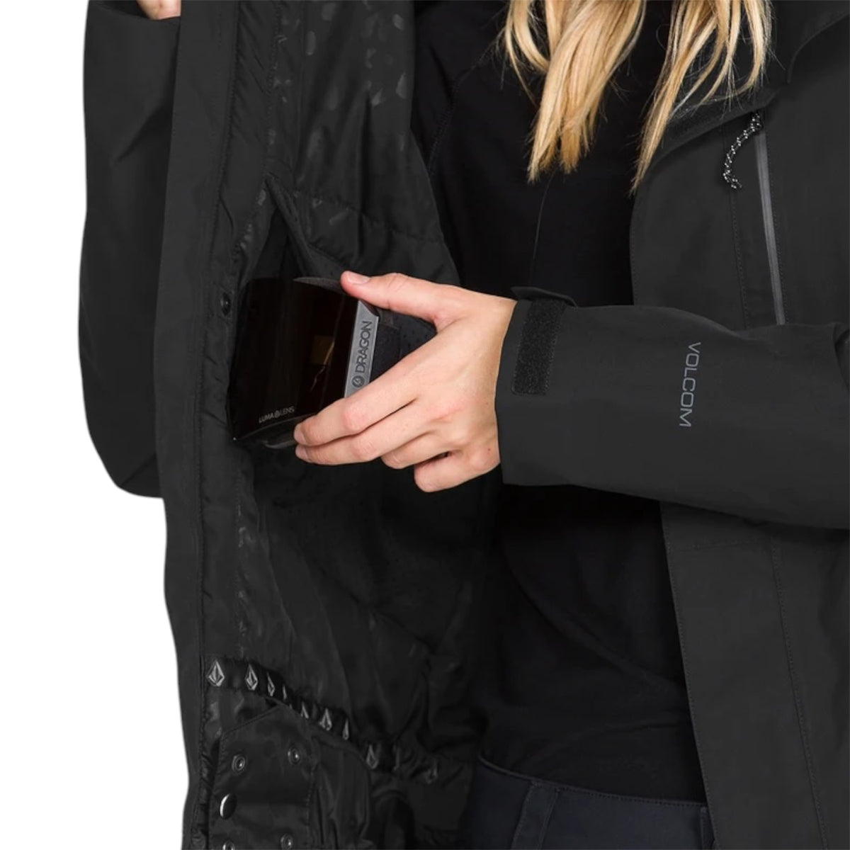 VOLCOM ERAS GORE-TEX INSULATED JACKET BLACK 2027