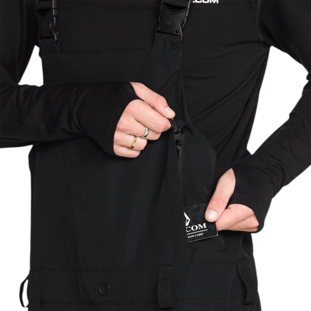VOLCOM V.CO SPARTA BIB OVERALL BLACK 2027