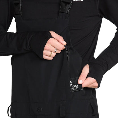 VOLCOM V.CO SPARTA BIB OVERALL BLACK 2027