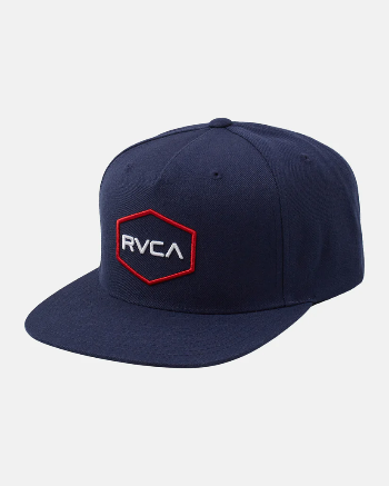 RVCA COMMONWEALTH SNAPBACK NAVY