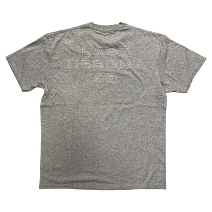 LAST RESORT EUROSTYLE SS TEE GREY MELANGE WHITE